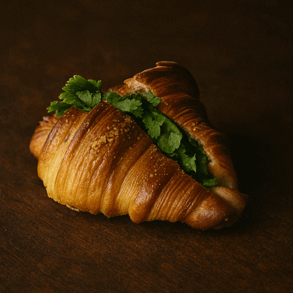 焦糖花生香菜可頌