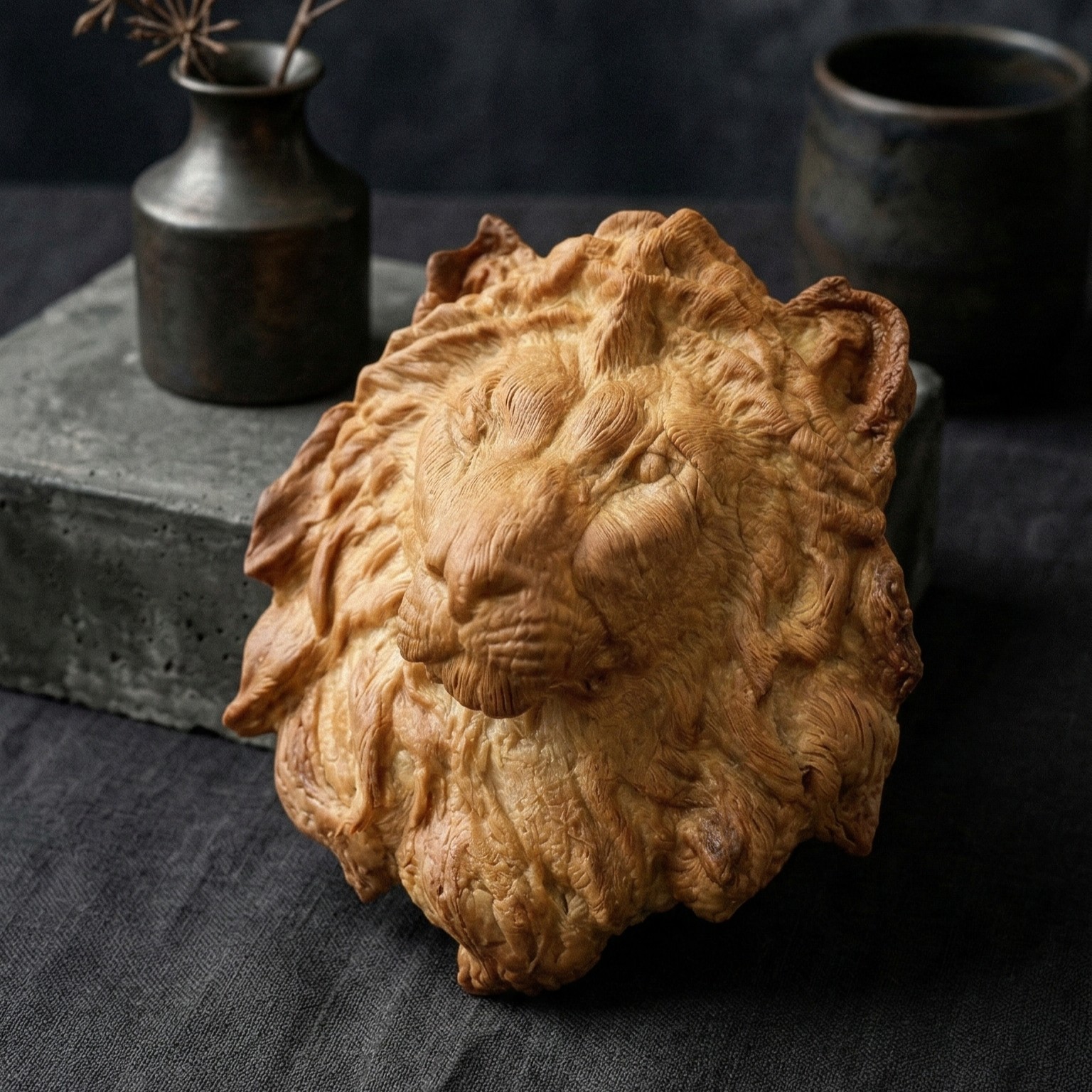 3D立體獅子可頌